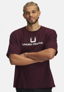 Футболка Under Armour U LOGO HEAVYWEIGHT, Dark Maroon /Bordeaux