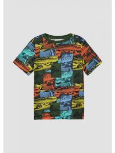 Футболка цвета 78A2_оливково-зеленый s.Oliver