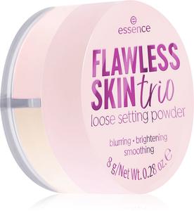 Рассыпчатая фиксирующая пудра Flawless Skin Trio Essence, 8 гр