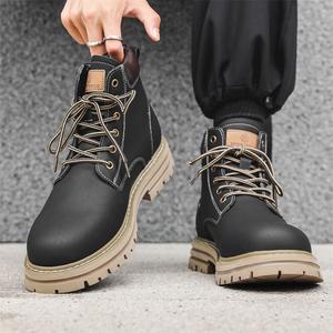Мужские ботинки Cahhrrn X Martin Boot Men Beige Weishibangwei