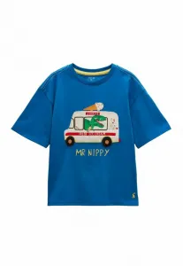 Футболка стандартного кроя с графическим принтом в виде аппликации арчи. Joules, Blue