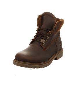 Коричневые ботильоны на шнуровке PANAMA JACK