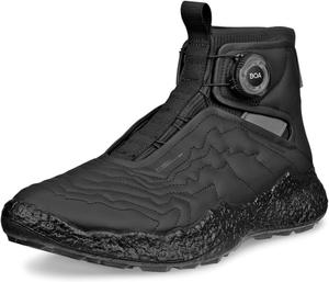 Мужские кроссовки ECCO Biom Hybrid 5 Boa высокие водонепроницаемые, черный