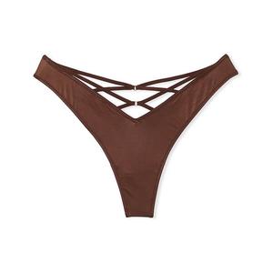 Трусы-стринги Victoria's Secret Very Sexy Strappy-Back High-Leg, коричневый