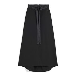 Юбка миди Y 3 с декоративными стёгаными элементами Y-3, черный