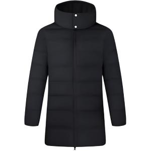 361° Пуховик Women's Super Black Hooded Thickened