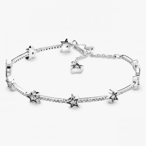Браслет Pandora Celestial Stars Pandora, серебро