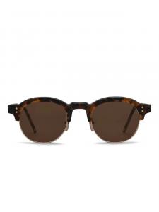 Круглые солнцезащитные очки Thom Browne Eyewear, коричневый
