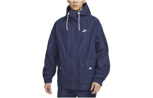 Клубная куртка мужская темно-синяя Nike, темно-синий