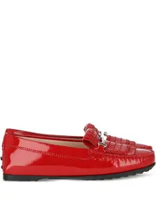 Лоферы с кисточками Tod'S, красный