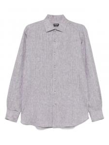 Рубашка Oasi Lino Zegna, серый