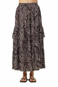 Юбка макси Yara Slit черного цвета Sundays, черный