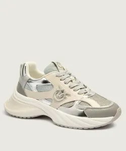 Кожаные кроссовки Ariel 15 Pinko, серый