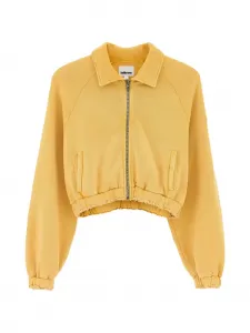Свитшот на молнии Bellerose Kids, желтый