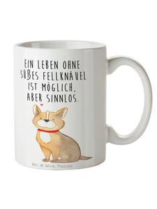 Кружка в виде собаки с надписью Удачи!, белая Mr. & Mrs. Panda