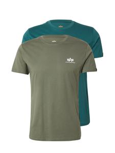 Рубашка ALPHA INDUSTRIES, цвет Olive/Emerald