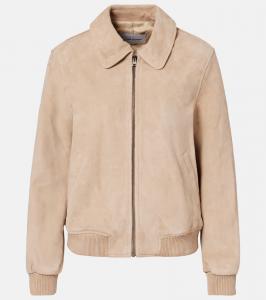 Замшевая куртка-бомбер Yves Salomon, Sandstorm
