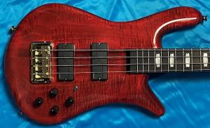 Басс гитара Spector Euro 4 Rudy Sarzo Sign., Scarlet Red / Ebony / Fishman Fluence