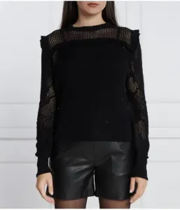 Свитер regular fit Twin-Set, черный