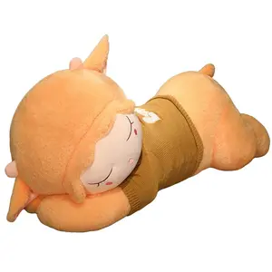 Свитер с милым ягненком плюшевая кукла высота 80cm/100cm/130cm/160cm YUEZHILIAN, желтый