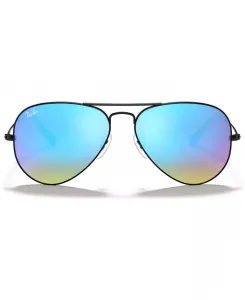 Солнцезащитные очки, RB3025 AVIATOR FLASH LENSES GRADIENT Ray-Ban, черный