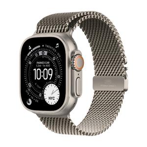 Умные часы Apple Watch Ultra 3, 49 мм, GPS+Cellular, Natural Titanium Case/Natural Titanium Milanese Loop Small Band