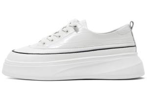 Женские белые скейтерские кеды Low Top CAMEIDO, экрю