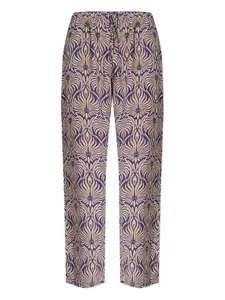 Брюки с цветочным узором и завязками Hanro