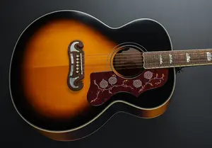 Epiphone «Inspired by Gibson» J-200 - Состаренный блестящий винтажный санберст