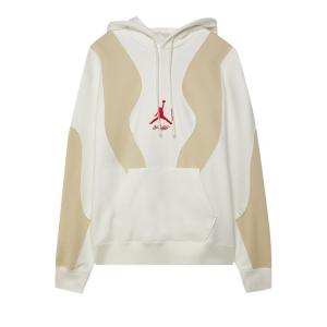 Худи Air Jordan x Off-White Hoodie 'Sail White/University Red', белый