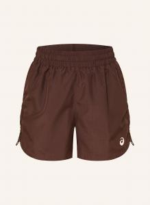 Шорты для бега Nagino Run Adjustable 4in Short Asics, коричневый