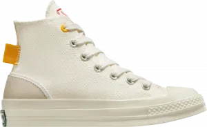 Кроссовки Wmns Chuck 70 High 'Egret Yellow', кремовый