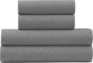 Комплект постельного белья US Polo Assn, 4 предмета, 260х274/198х203, серый