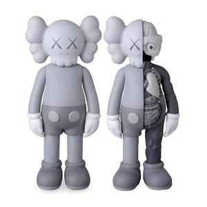 Набор виниловых фигурок Kaws Companion Flayed & Companion Open Edition, серый