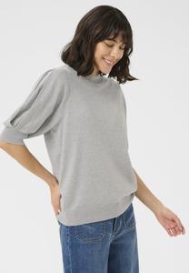 Футболка Kaffe KALONE, Grey Melange/Sand