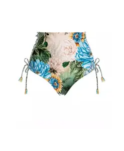 Двусторонние плавки от бикини с высокой талией Agua By Agua Bendita, зеленый