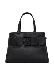 Структурированная сумка-тоут Armani Exchange, черный