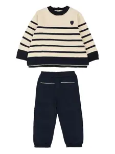 Полосатый спортивный костюм Mayoral, синий
