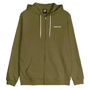 Толстовка Santa Cruz Screaming flash full zip, зеленый