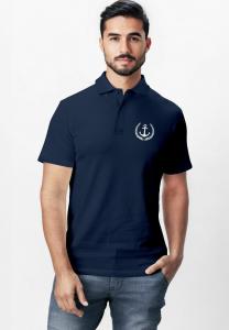 Поло Neverless MIT GRAFIK PRINT ANKER- KURZARM SOMMER, Navy/Blue