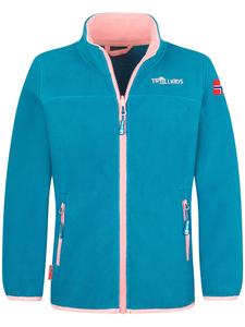 Trollkids Флисовая куртка "Oppdal" синего/розового цвета