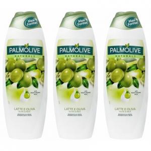 Крем для душа и ванны Palmolive Milk & Olive 650 мл — 3 шт.