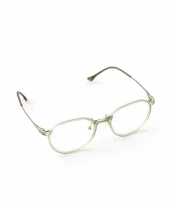 Классические круглые очки Colleca La, цвет Clear Khaki