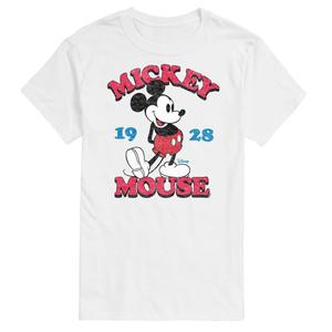 Винтажная футболка Big & Tall Mickey Mouse 28 License, белый