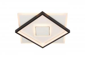 Потолочный светодиодный светильник, черно-белый Novel, черный/белый