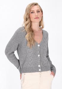 Кардиган DreiMaster Cardigan, Grey Melange/Grey