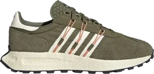 Кроссовки Adidas Retropy E5 'Focus Olive Beam Orange', зеленый