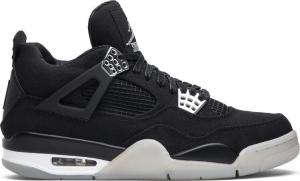Кроссовки Eminem x Carhartt x Air Jordan 4 Black Chrome, черный