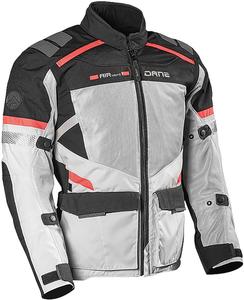 Текстильная мотоциклетная куртка DANE sundby, Grey/Black/Red