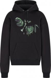 Толстовка Dior x Cactus Jack Oversized Hooded Sweatshirt 'Black', черный